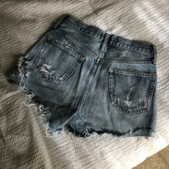 AGOLDE // Parker Shorts in Swampmeet - Picture 6 of 7